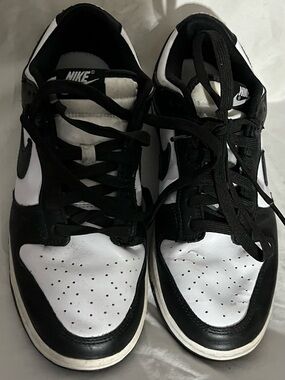 Nike Black and White Low-Top Sneakers